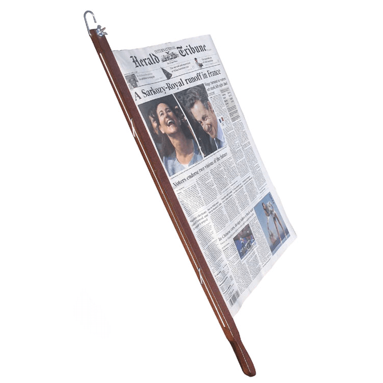 Tidningshållare 74 cm, Mörkt Trä