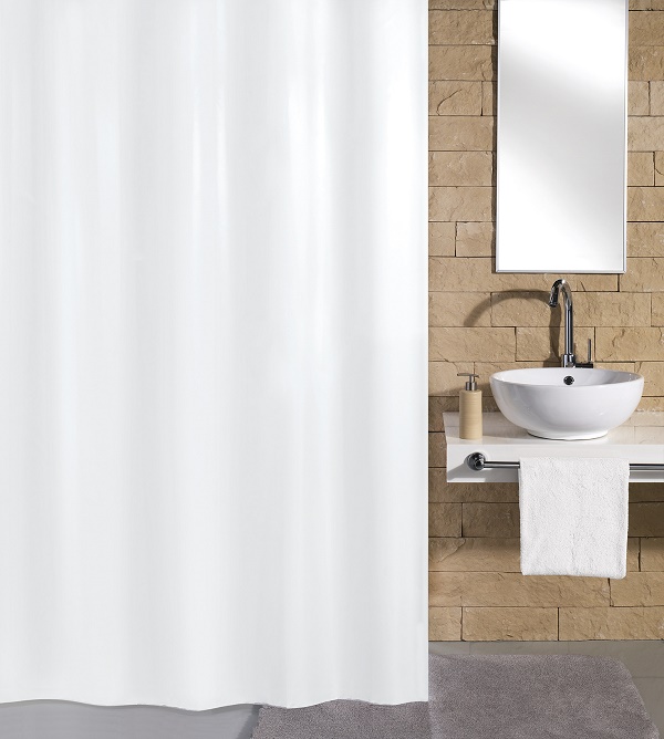Shower curtain 180x200 cm, White