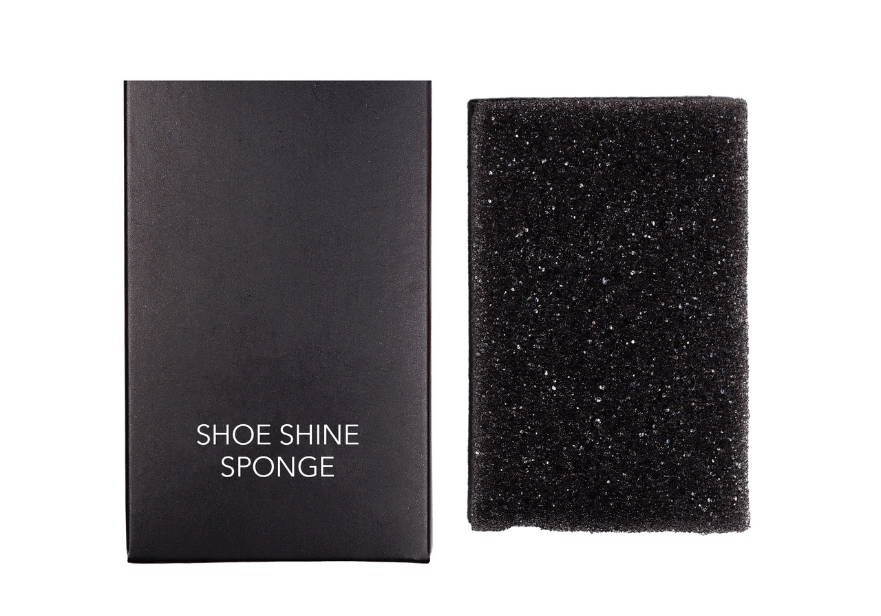 Shoe shine sponge - Black Line