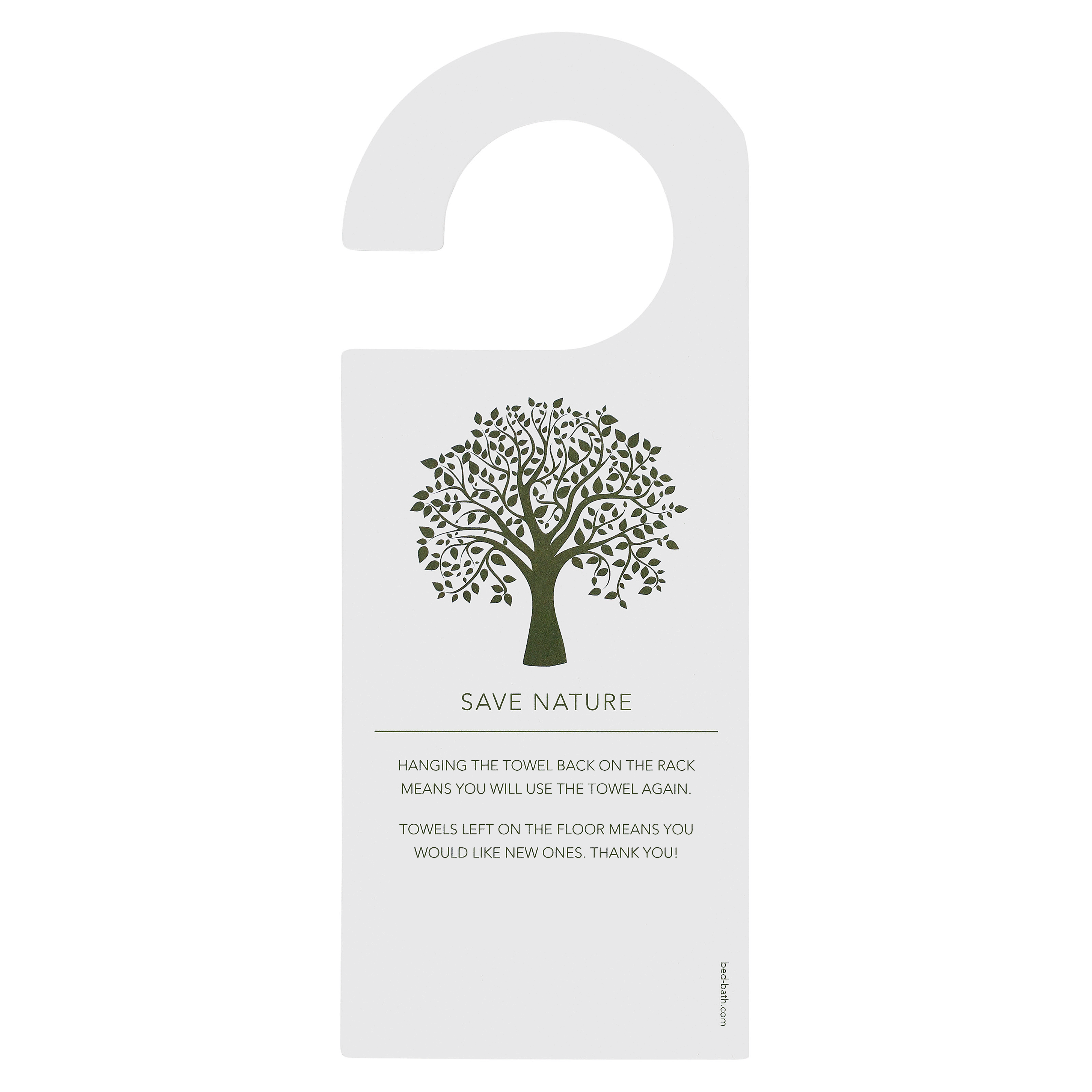 Skylt "Save Nature" engelsk