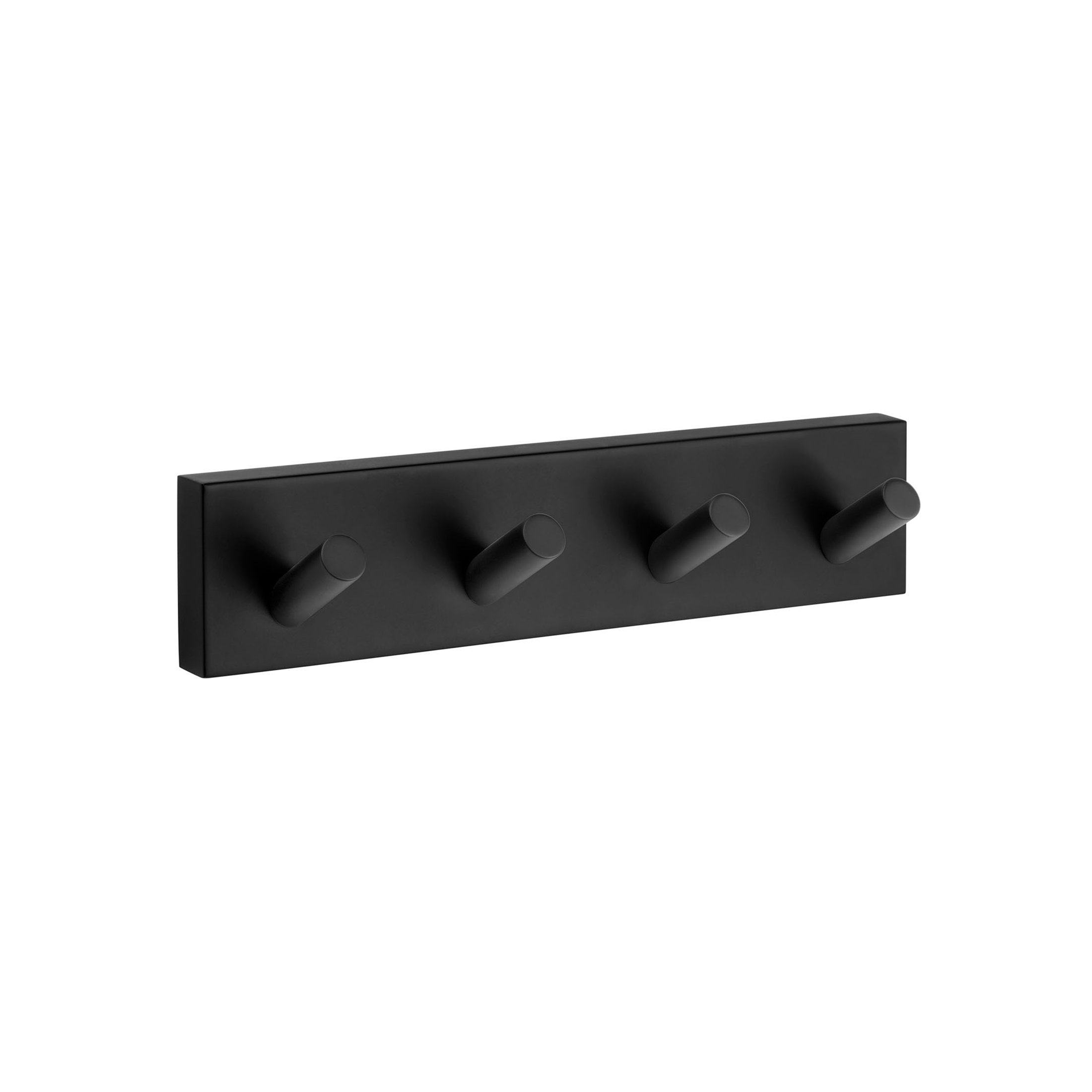 Towel hook quadruple Smedbo, Matt Black