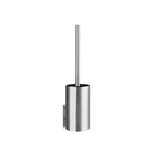Toilet brush self-adhesive, Brushed Steel