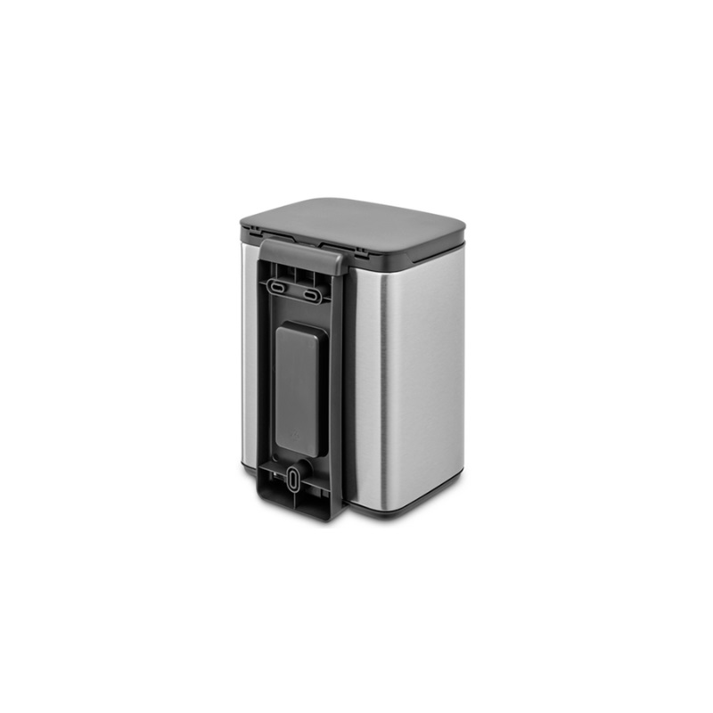 Waste bin Brabantia Bo 4 l,  Matt Steel. Wall mounted or free standing