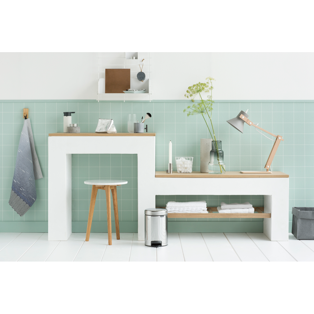 Pedal bin Brabantia Newicon 3 l, Brilliant Steel, fingerprint proof