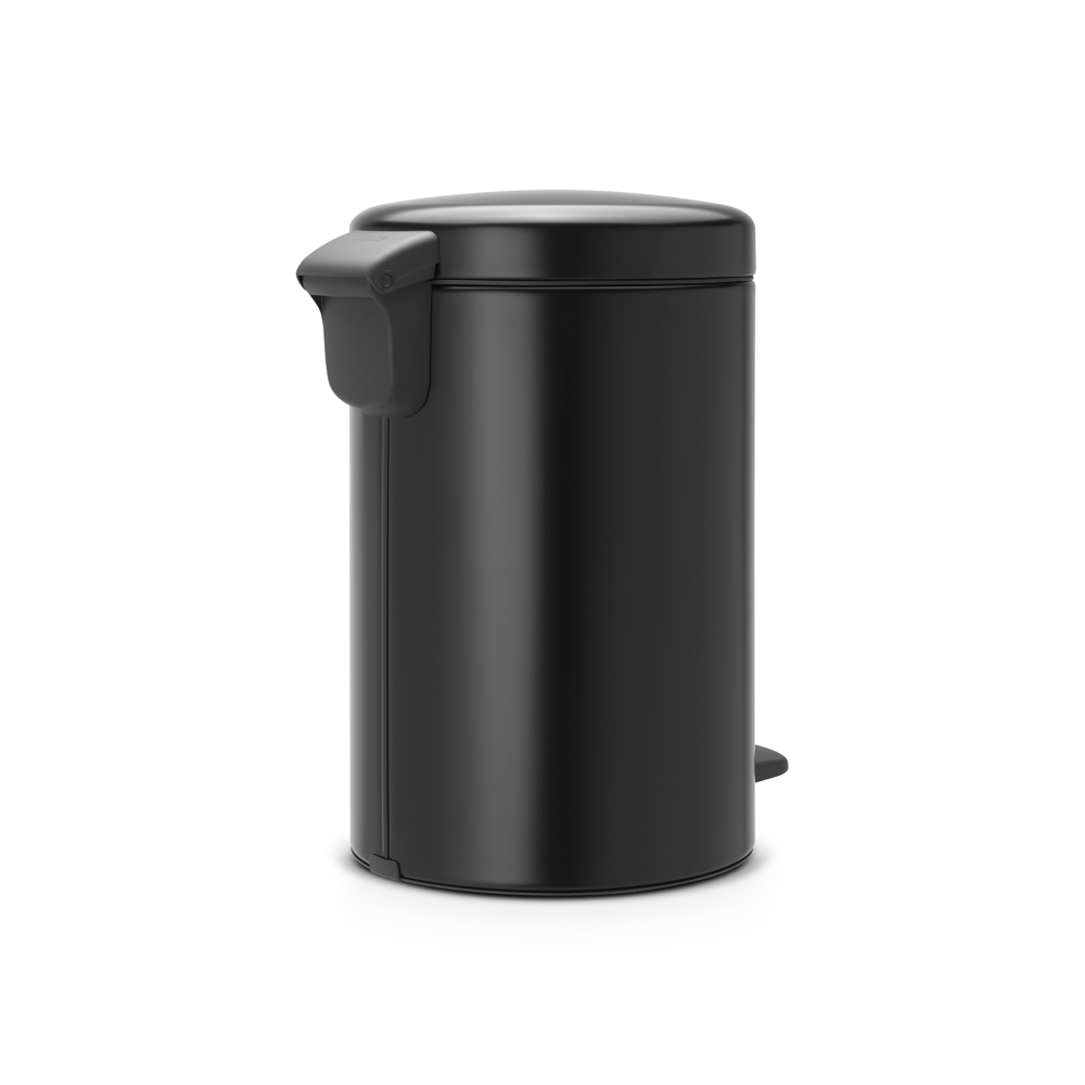Pedalhink Brabantia Newicon 12 l, Matt Svart, fingerprint proof