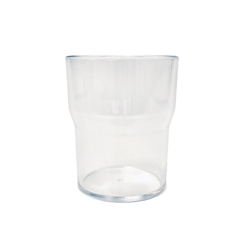 Plastic glass 20 ml, transparent