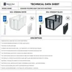 Barnsäng Edward, EU certifierad genom SP, Svart