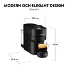 Kaffemaskin Nespresso Vertuo, Svart