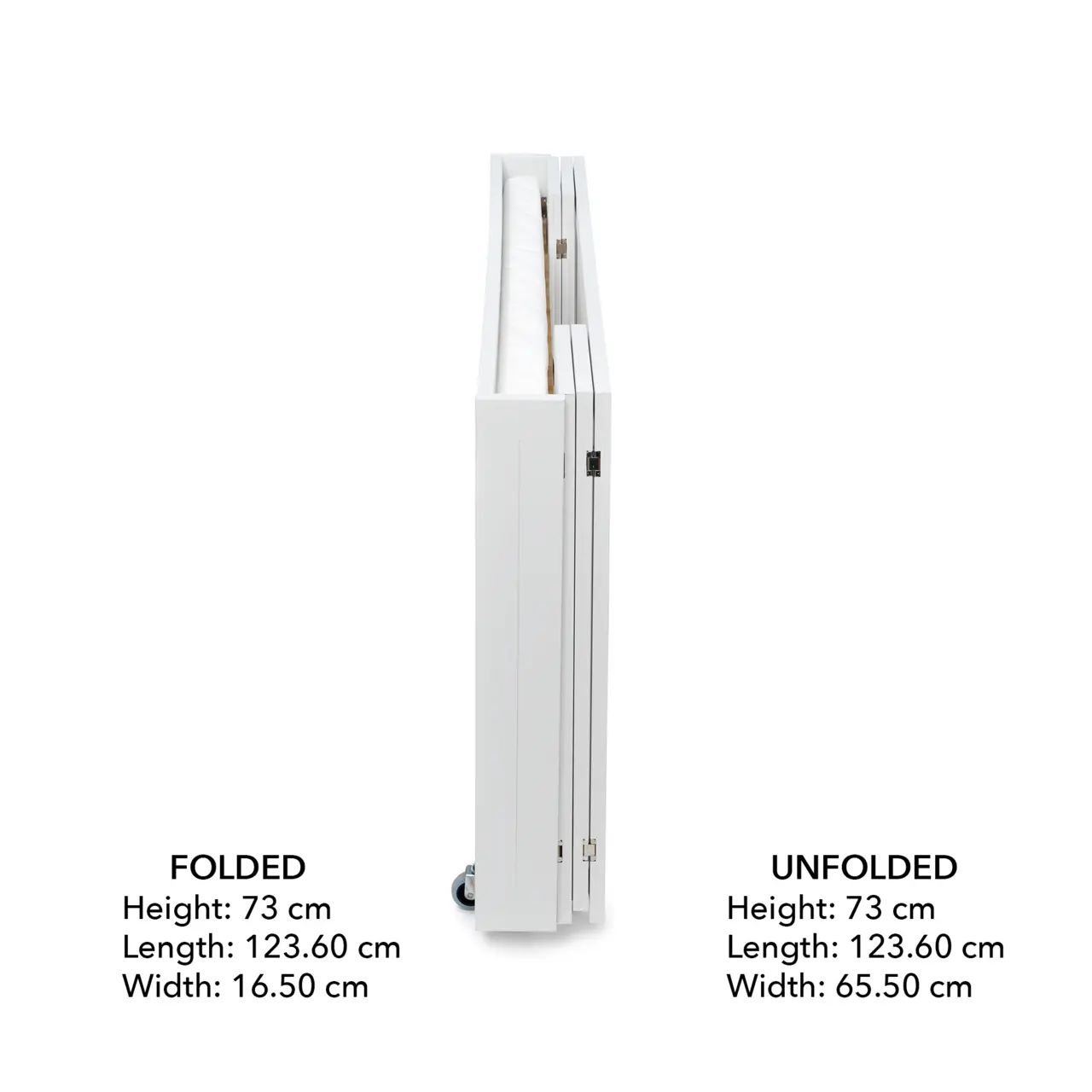 Crib Edward, EU certified through SP, White