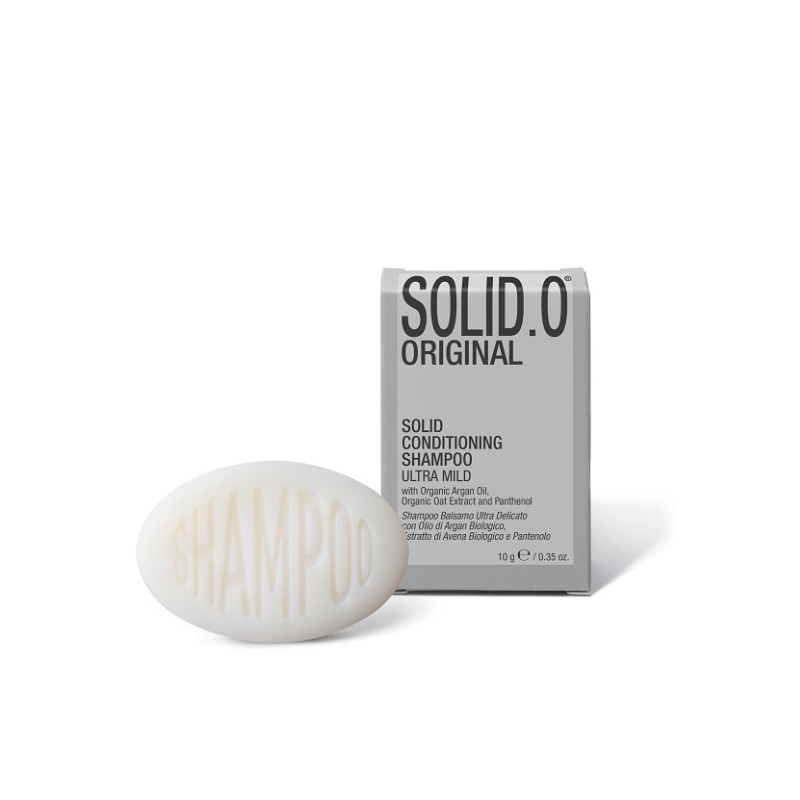 Schampo/balsam SOLID.O Original, Grå