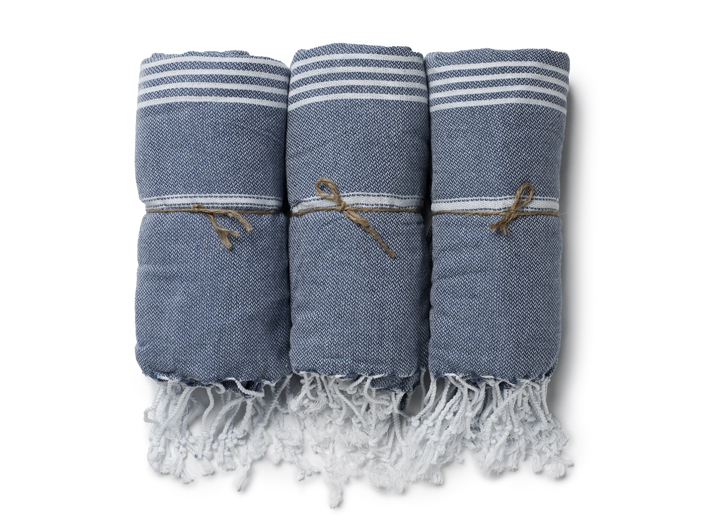 Towel Hammam 90x180 cm, Blue/white