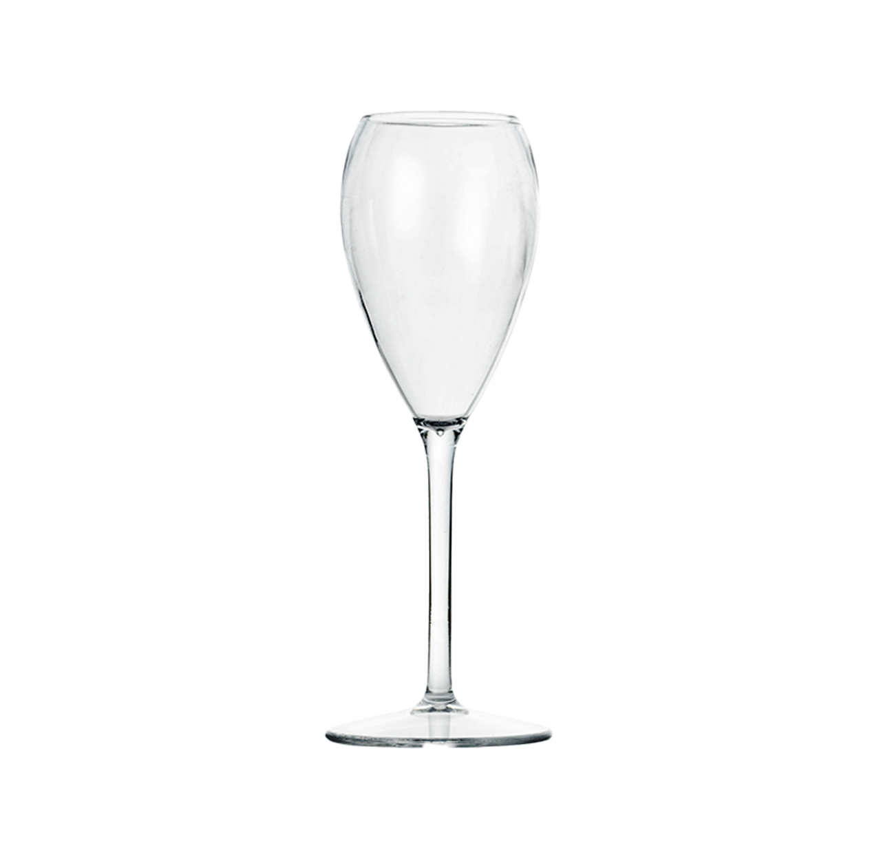 Champagneglas PET 20 cl, värmetåligt