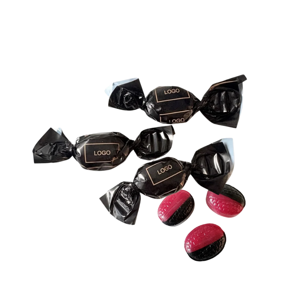 Bon bon eith logo - raspberry/licorice