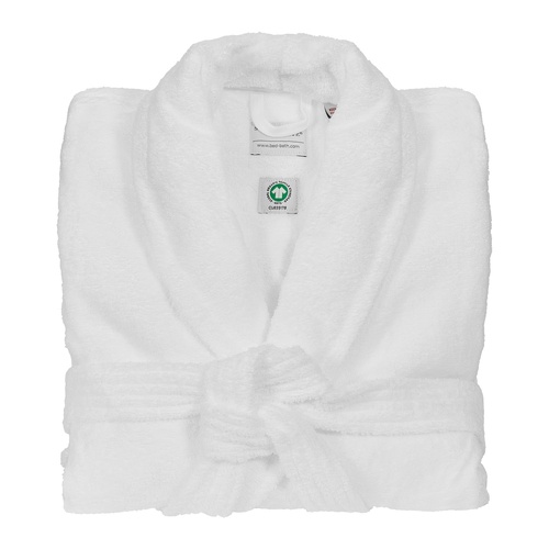 Bath robe Scandinavian White White 350 g