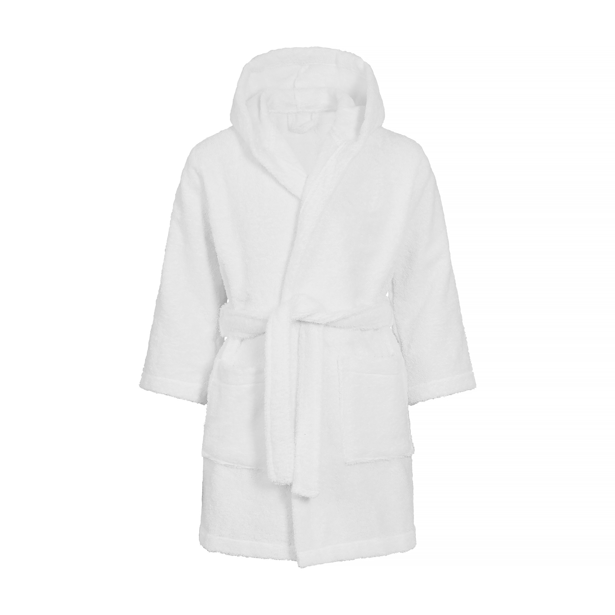 Bathrobe kids 4-6 years, White